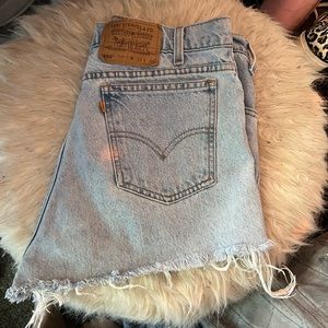 Levi denim shorts